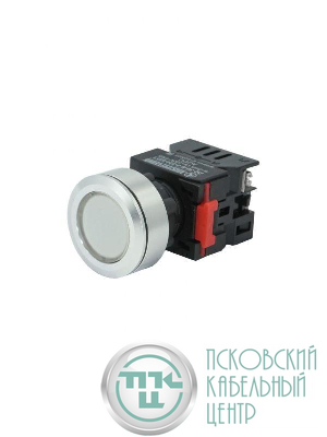 Лампа индикаторная ЛС-30-Б-2-220-65У1 светодиодная матрица d30мм 220В AC/DC IP65 бел. Электротехник ET020023