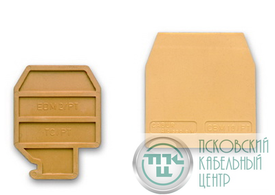 Крышка для двухуровневой клеммы на 2.5кв.мм DKC ZEFD201BL