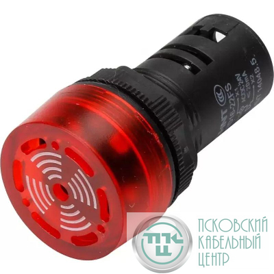 Сигнализатор звуковой ND16-22FS d22мм красн. LED AC/DC 24В (R) CHINT 593394