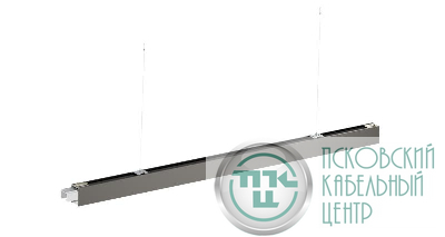 Светильник светодиодный ДПО OF 20 S 46 OP 940 L1200 TW1 BK DP 1128х50х75мм 42Вт 4000К IP20 Ra90 подвесной линейный со сквоз. проводкой черн. Русский Свет 11112024215