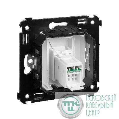 Розетка компьютерная 1-м СП Avanti "Белое облако" RJ45 кат.6 DKC 4400293