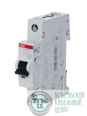 Выключатель автоматический модульный 1п D 16А 6кА S201 D16 ABB 2CDS251001R0161