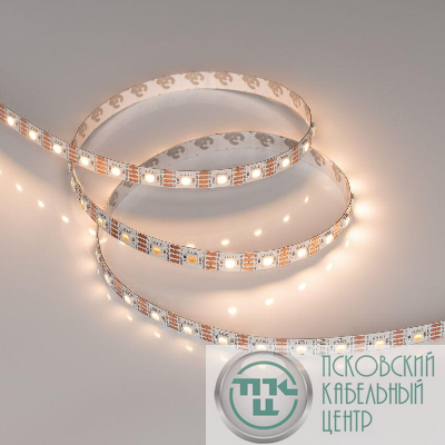 Лента светодиодная SPI-B60-10mm 12V Warm 3000К-PX1-RAM 9.3Вт/м IP20 5060 бегущий огонь (уп.5м) Arlight 037827