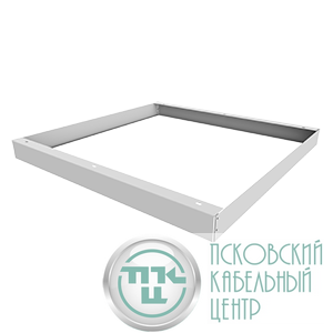 Рамка для накладного монтажа C панели 600х600х50 IP65 сталь бел. VARTON V4-A0-70.0018.PNL-0012