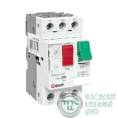 Выключатель автоматический для защиты двигателя АПД-32 24-32А EKF apd-me-32