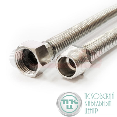 Подводка гибкая для газа 1/2дюйм гайка-штуцер 1.5м (10/1) VALFEX 00000024101