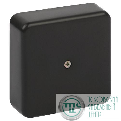 Коробка распаячная 75х75х20мм без клеммы IP40 черн. BS-B-75-75-20 Эра Б0061803