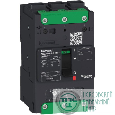 Выключатель автоматический 3п 50А 16кА NSXm TM50D Elink SchE LV426104