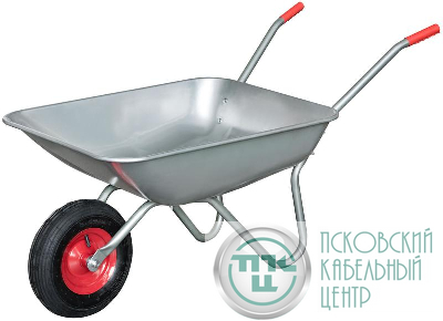 Тачка садовая 65л грузоподъемность 100кг FIT 77543