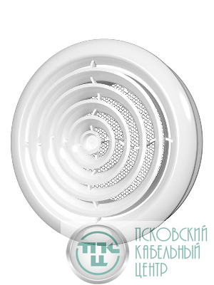 Диффузор dK фланец d100 сетка d143 пластик ERA 10dK