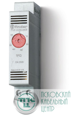Термостат модульный промышленный NC контакт -20... + 40град. 7T FINDER 7T8100002401