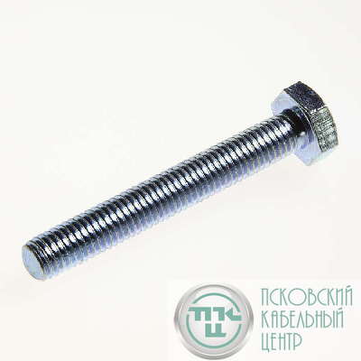 Болт с шестигранной головкой М10х70 DIN 933 оцинк. бокс (уп.50шт) EKT 22410070
