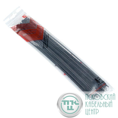 Хомут P6.6 3.6x300 FlexLock стандартный черн. (уп.50шт) PROxima EKF plc-fl-ctsb-3.6x300-r