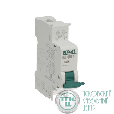 Расцепитель независимый с доп. контактом 24В 48В AC_DC для ВА-101 нов. DEKraft 18103DEK