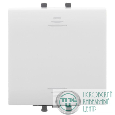 Выключатель модульный 1-кл. 2мод. Avanti "Белое облако" 16А IP20 бел. DKC 4400102
