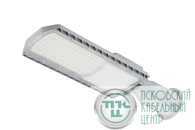 Светильник светодиодный ДКУ RD 10 P 35W SHB 827 GR 425х108мм 35Вт 2700К IP66 уличный консольный сер. Русский Свет 17121024302