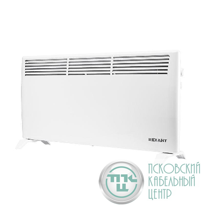 Конвектор электрический с механическим термостатом 2кВт Х-нагревательный элемент ножки Rexant 60-0117