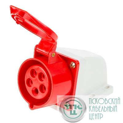 Розетка стационарная 115 16А 3Р+РЕ+N 380В IP44 Rexant 11-8911