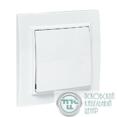 Выключатель 1-кл. СП Минск 10А перекрестный бел. Basic EKF ERV10-125-10