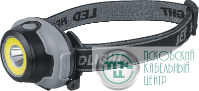 Фонарь налобный 93 814 NPT-H29-3AAA 1LED 1Вт+1COB 3Вт 3реж. NAVIGATOR 93814