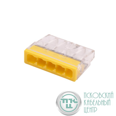 Клемма монтажная нажимного соединения PTC-5P 2273-245 450В 32А 0.14-4.0кв.мм (уп.50шт) JazzWay 5051188