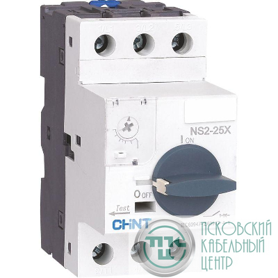 Выключатель автоматический для защиты двигателя 20-25А NS2-25X с поворотн. ручкой (R) CHINT 495189