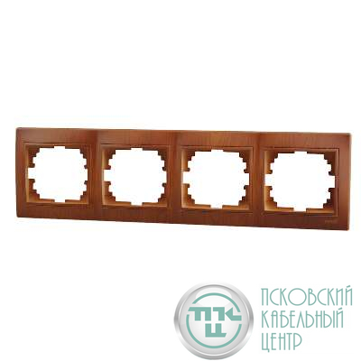 Рамка 4-м Mira горизонт. сосна LEZARD 701-0801-149