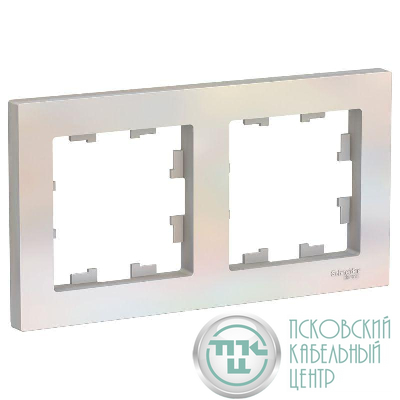 Рамка 2-м AtlasDesign универс. жемчуж. SE ATN000402
