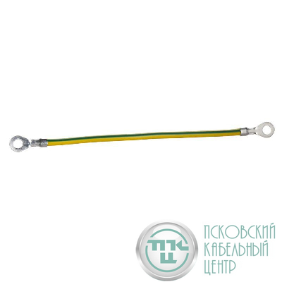 Провод заземления 6кв.мм длина 160мм SchE NSYEL166D8