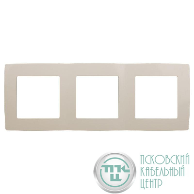 Рамка 3-м 12-5003-02 сл. кость ЭРА Б0014762