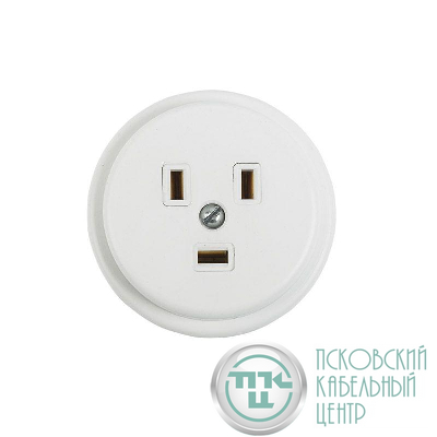 Розетка силовая 40А 250В IP20 для электроплиты с заземл. Rexant 11-8520