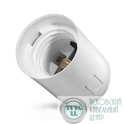 Патрон для ламп E27 подвесной пластик. бел. TOKOV ELECTRIC TKE-C01-PPL-27