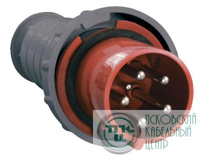 Вилка эл. каб. 63А 3P+PE+N 380В IP54 ССИ-035 IEK PSR02-063-5