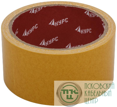 Лента-скотч клейкая двусторонняя 48ммх10м КУРС 11807