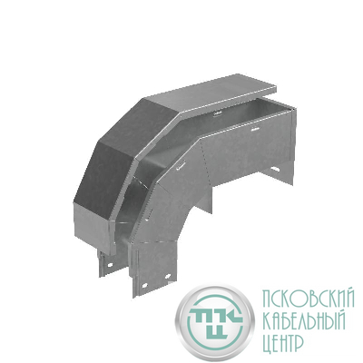 Ответвитель-крышка Т-образ. вертикал. вниз 80х100х100 сталь 1мм "ПЛЮС" OKTDplus80-100-100 КМ PL4264