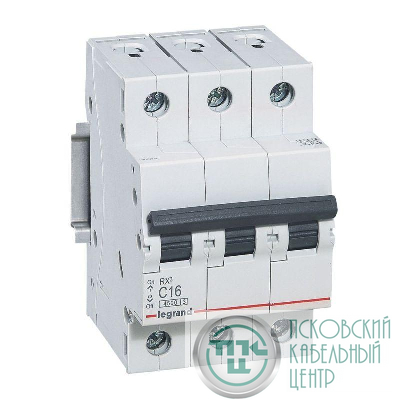 Выключатель автоматический модульный 3п C 32А 4.5кА RX3 ИЭК Leg 419711