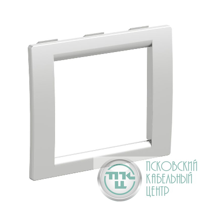 Рамка 2мод. универс. под Brava/VIVA/45х45 сер. металлик DKC F00011G