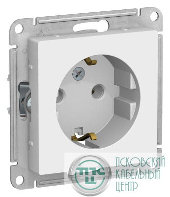 Розетка AtlasDesign 16А с заземл. механизм лотос SE ATN001343