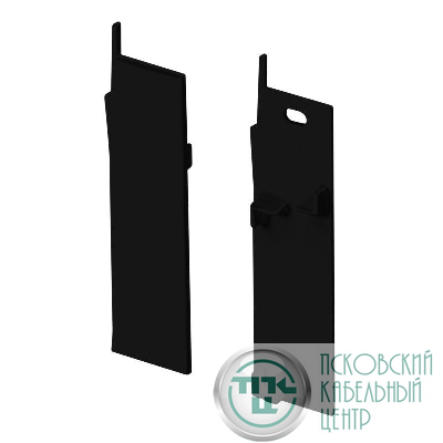 Заглушка PLINTUS-H73-F BLACK пластик (комплект) Arlight 043596