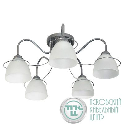 Светильник НСБ 01-5х60-137 "Атлас" 151 хром (Плафон 0898) E27 ИУ Элетех 1005404476