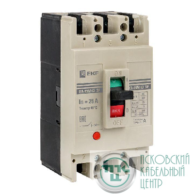 Выключатель автоматический 3п 63/25А 25кА ВА-99М PROxima EKF mccb99-63-25m
