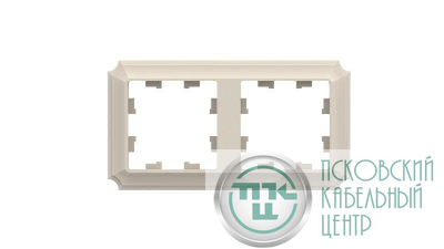 Рамка 2-м AtlasDesign Antique универс. беж. SE ATN100202