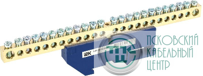 Шина нулевая на DIN-изол. ШНИ 8х12-24-Д-С IEK YNN10-812-24D-K07