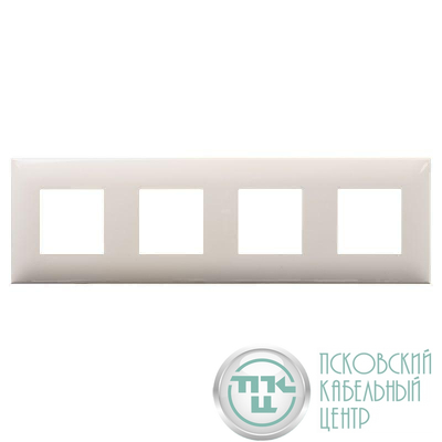 Рамка 4-м 8мод. Avanti "Ванильная дымка" DKC 4405908