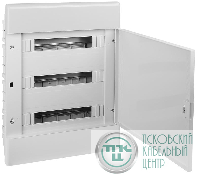 Щиток Тусо скрытая проводка на 54 модуля с дверцей 645х464х116мм(серый с непрозрачной дверцей) Ruvinil 68154С