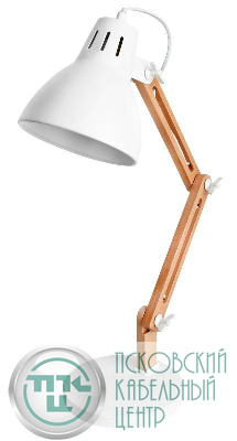 Светильник настольный KD-355 C01 230В 40Вт E27 бел. Camelion 14157
