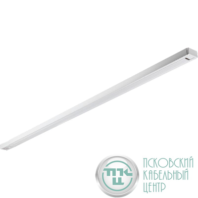 Шинопровод трековый накладной 1ф ARTLINE с питанием и заглушкой 2м алюм./медь с держателями с пластиковой планкой бел. Ritter 59784 5