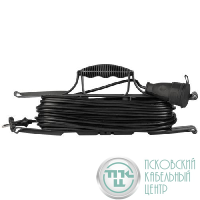 Удлинитель-шнур на рамке 1х20м без заземл. ПВС 2х0.75 GREEN LINE FR-6-20m Эра Б0065100