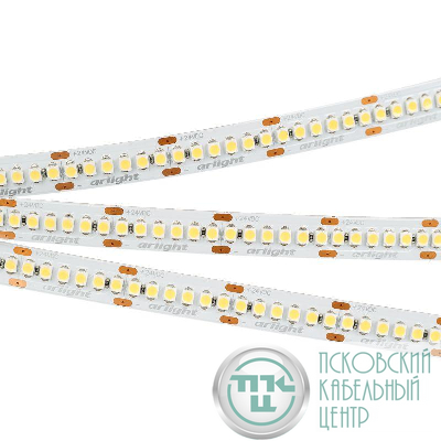 Лента светодиодная RT-A240-10mm 24V Warm 2700К 19.2Вт/м IP20 3528 (уп.5м) Arlight 017428(1)