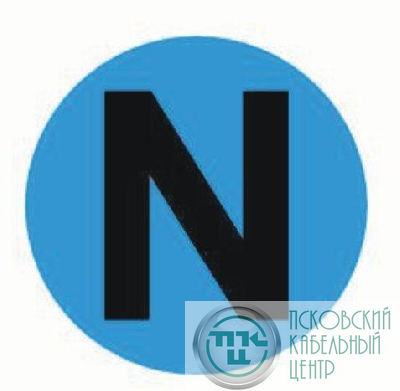 Наклейка "N" d20мм PROxima EKF an-2-08-1